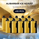 10 PCS - Alibarbar Ice Adjust 12000 Puffs