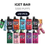 10 PCS - IGET Bar 3500 Puffs