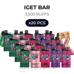 20 PCS -IGET Bar 3500 Puffs