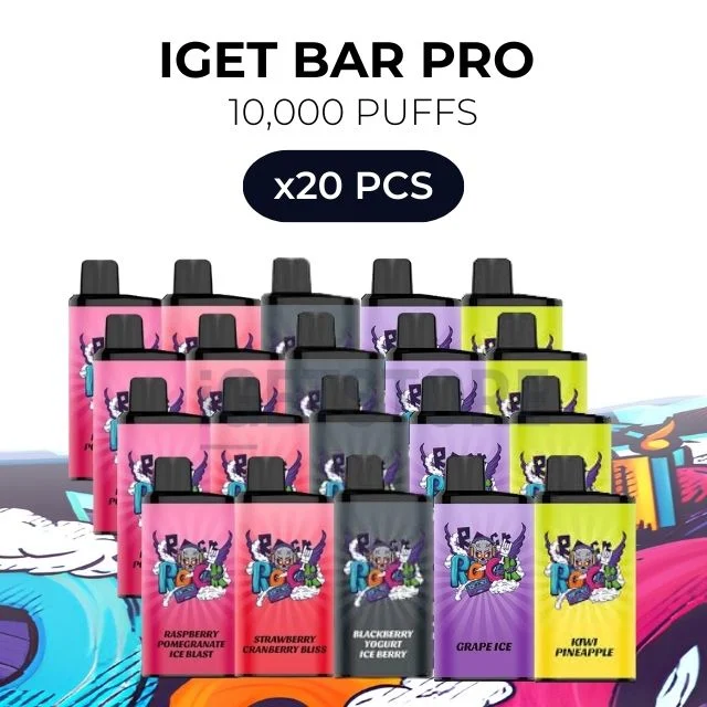 20 pcs iget bar pro 10000 puffs