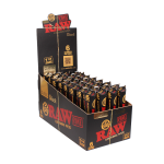 RAW BLACK CONES - Pre-Rolled 1/1.4 Size (6 Cones)