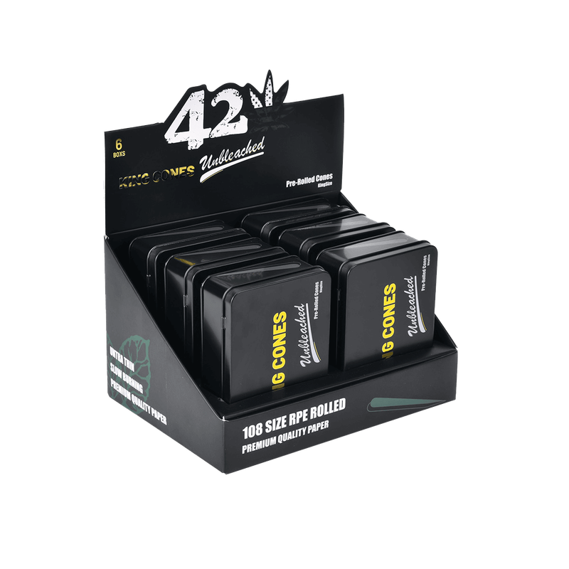 KING CONES - Pre-Rolled Unbleached (32 Cones)