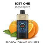 IGET ONE 12000 puffs - Tropical Orange Monster
