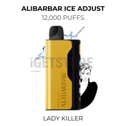 Alibarbar ice adjust 12000 puffs lady killer