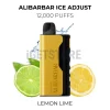 Alibarbar ice adjust 12000 puffs lemon lime