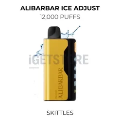 Alibarbar ice adjust 12000 puffs skittles