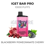 IGET Bar Pro 10000 Puffs - Blackberry Pomegranate Cherry