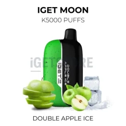 Iget moon k5000 puffs double apple ice