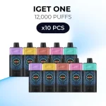 10 PCS - IGET ONE 12000 Puffs