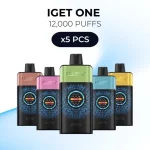 5 PCS - IGET ONE - 12000 puffs