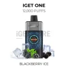 iget one 12000 puffs blackberry ice
