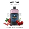 Iget one 12000 puffs cherry pomegranate