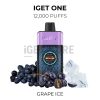 Iget one 12000 puffs grape ice