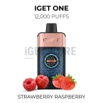 IGET ONE 12000 puffs - Strawberry Raspberry