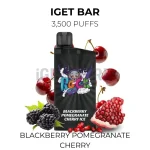IGET Bar 3500 Puffs - Blackberry Pomegranate Cherry