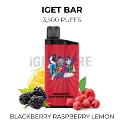 Iget bar 3500 blackberry raspberry lemon