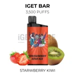 IGET Bar 3500 Puffs - Strawberry Kiwi