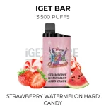 IGET Bar 3500 Puffs - Strawberry Watermelon Hard Candy