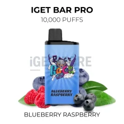 Iget bar pro 10000 blueberry raspberry