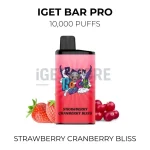 IGET Bar Pro 10000 Puffs - Strawberry Cranberry Bliss